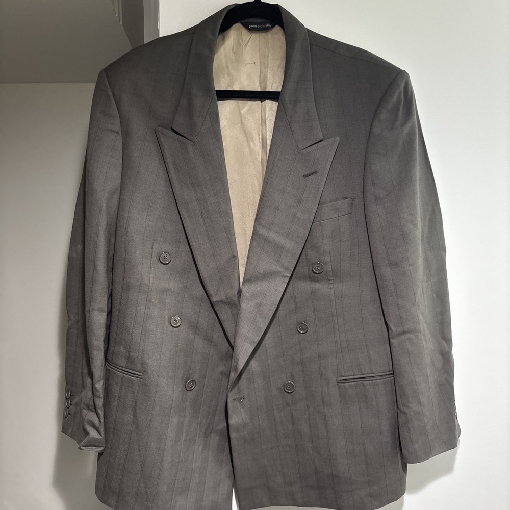 Vintage Pierre Cardin Academy Awards Clothes Men's Blazer Double Breasted 40R